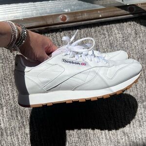 Reebok White Classic Sneakers Retro Design